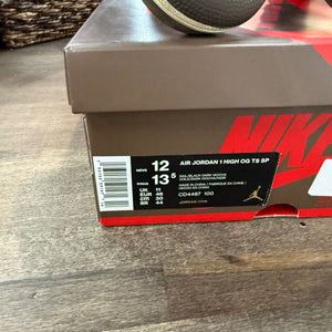 Jordan 1 Retro High OG SP Travis Scott Mocha Size 12 (Pre-Owned) - Image 6