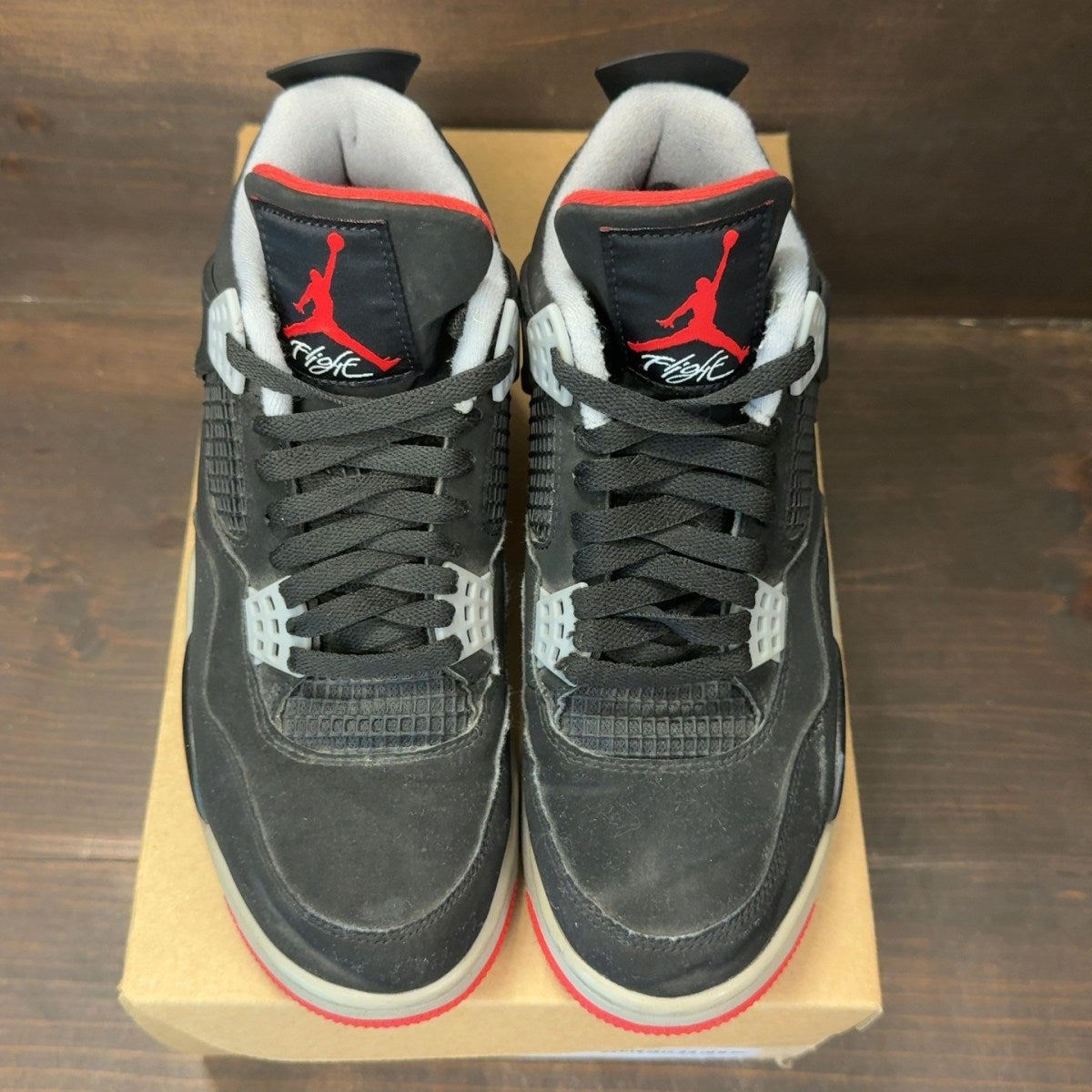 Jordan 4 Retro Bred (2019) Size 8 (Pre-Owned) - Image 3