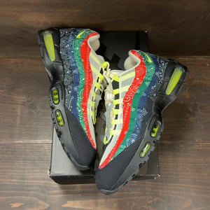 Nike Air Max 95 OG Big Bubble Neon Paisley Bandana Size 15 (Pre-Owned) - back
