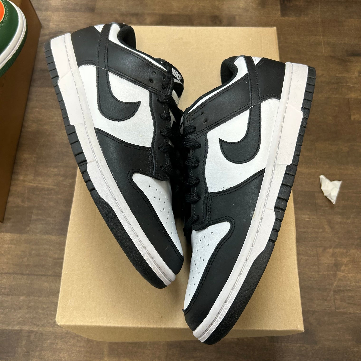 Panda Black White Dunk Low (W) (USED, No Box)