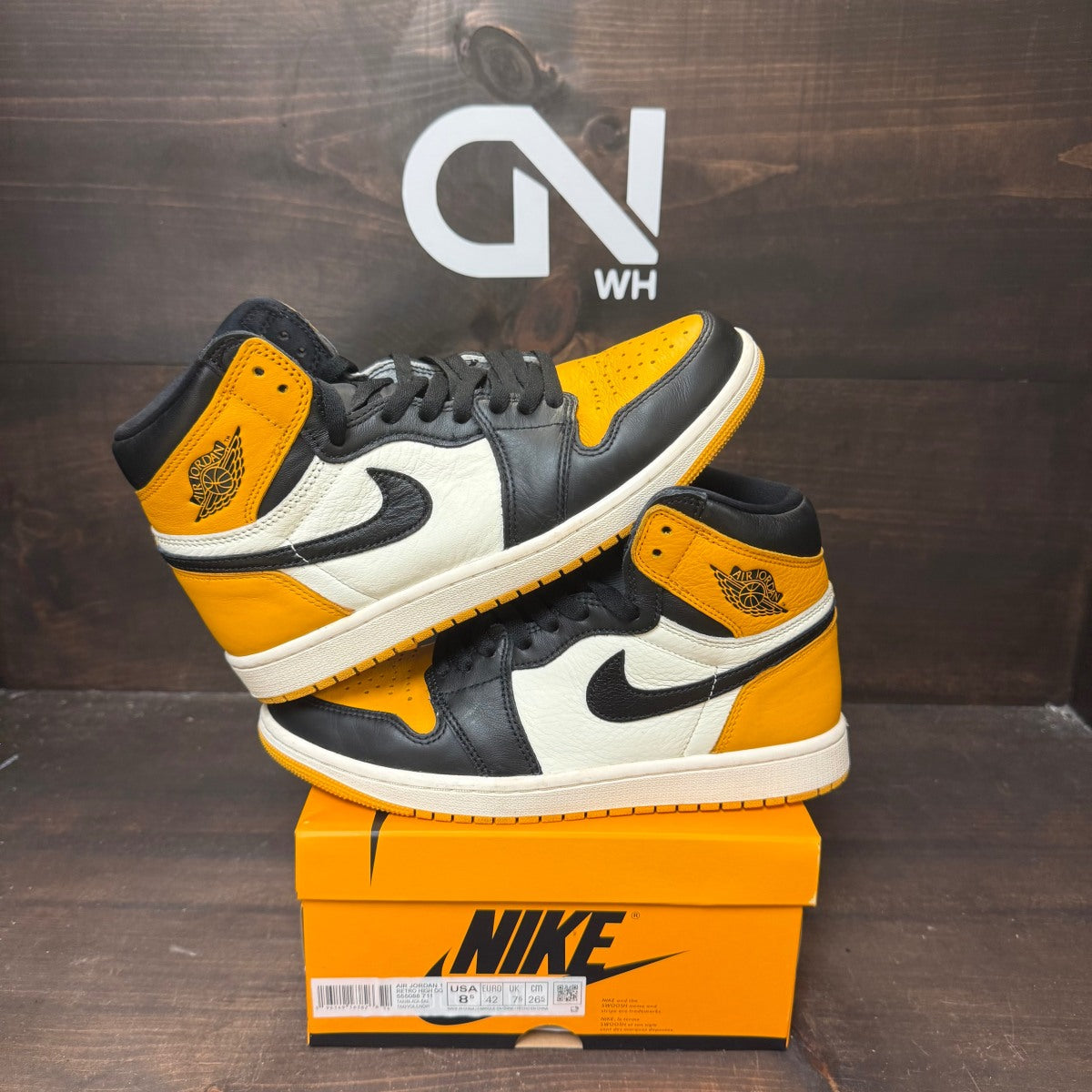 Jordan 1 Retro High OG Taxi Size 8.5 (Pre-Owned)