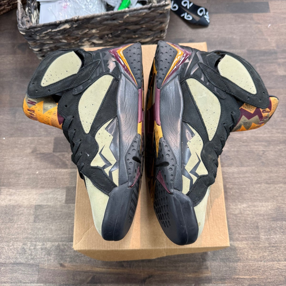 Jordan 7 Retro Black Olive Size 10 (Pre-Owned) - Image 2