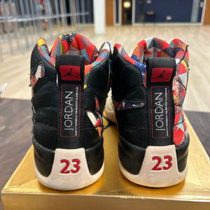 Jordan 12 Retro Chinese New Year (2019) Size 9 (Moderately Worn Pre-Owned) - Image 4