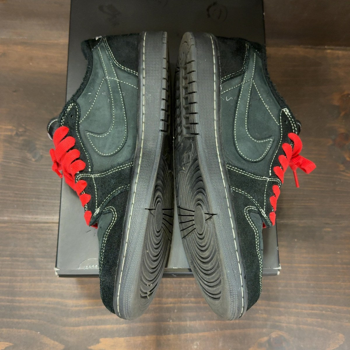 Jordan 1 Retro Low OG SP Travis Scott Black Phantom Size 10.5 (Pre-Owned)