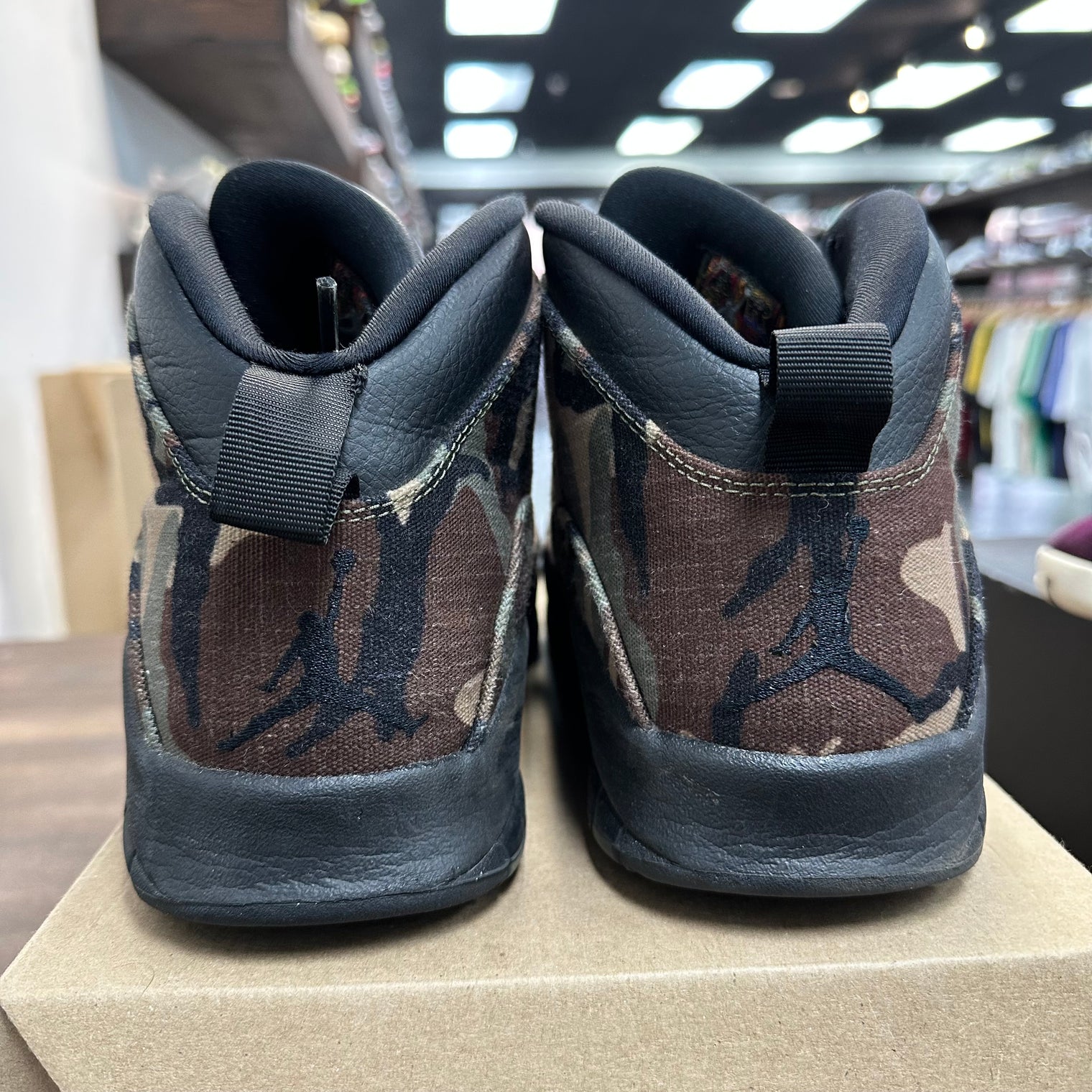 Jordan 10 Retro Woodland Camo (US 12) (USED, No Box)