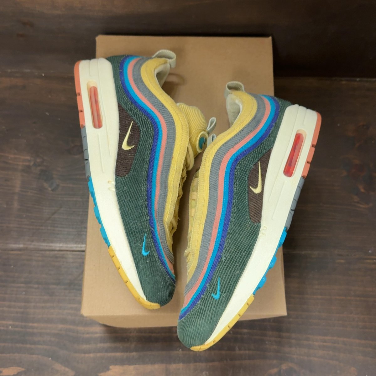 Nike Air Max 1/97 Sean Wotherspoon (Extra Lace Set Only) Size 9.5 (Pre-Owned) - back