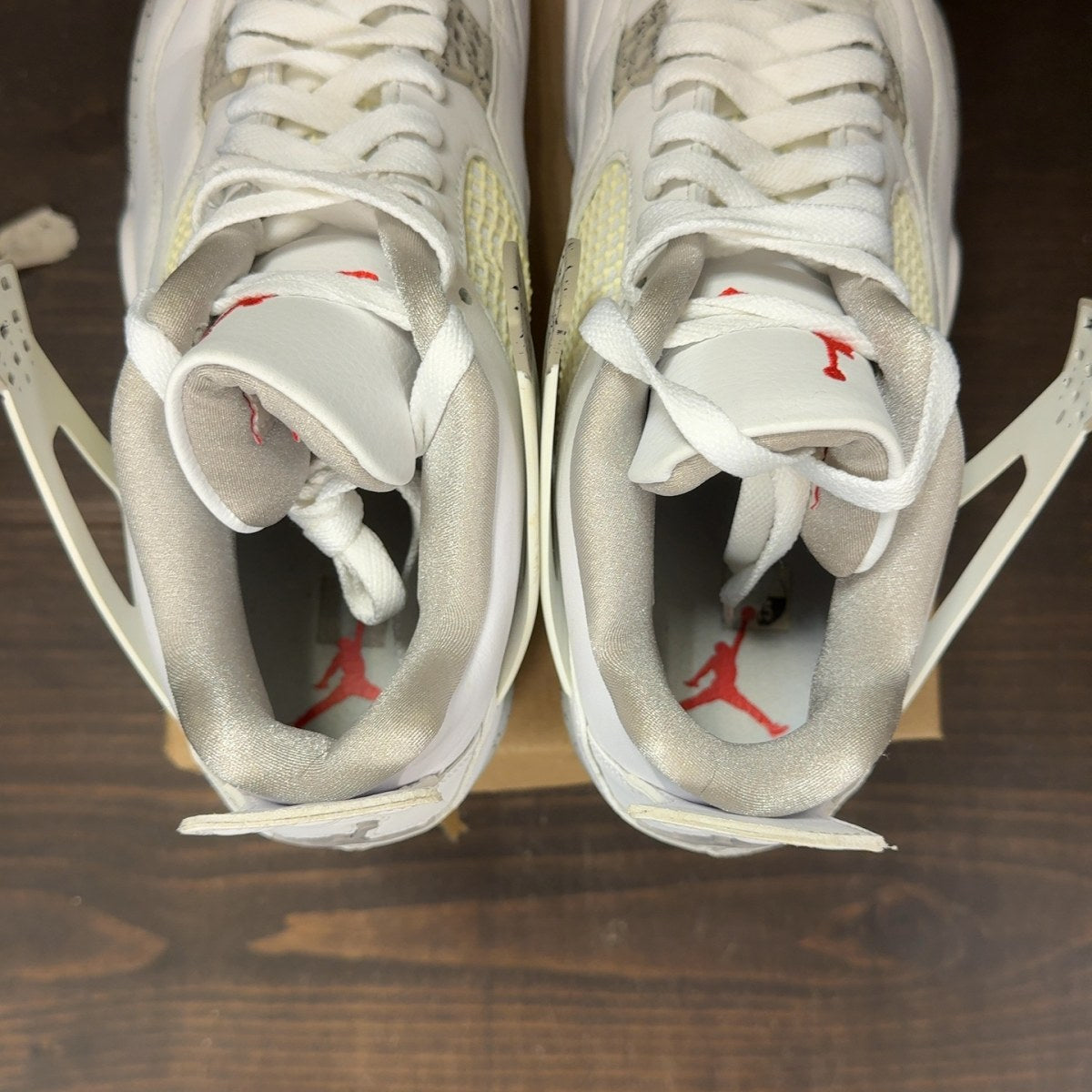 Jordan 4 Retro White Oreo (2021) Size 10.5 (Pre-Owned) - Image 6