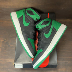 Jordan 1 Retro High Pine Green Black (GS) Size 5Y (Pre-Owned) - back