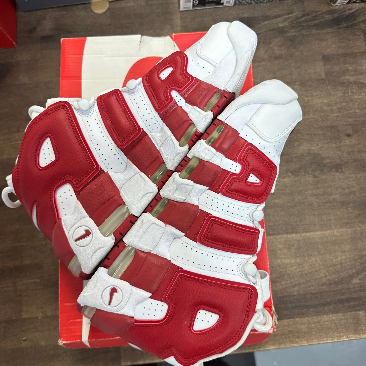 Varsity Red Nike Uptempo (Used)