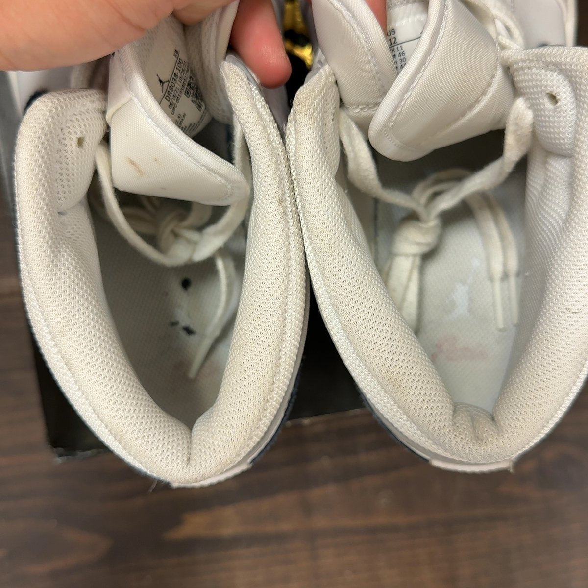Jordan 1 Mid Paris White Size 12 (Pre-Owned) - aux
