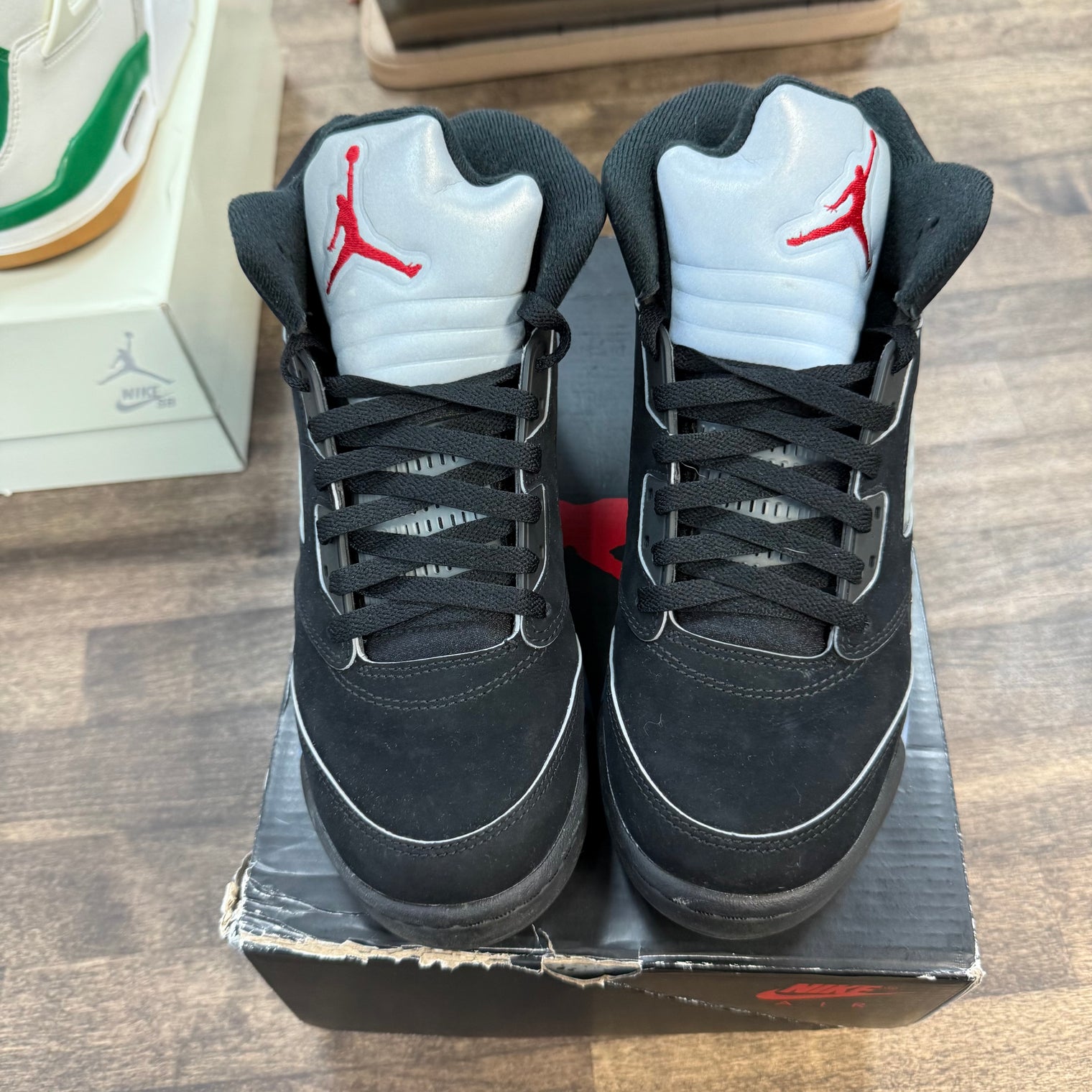 Black Metallic Jordan 5 2025 (GS) (Used)