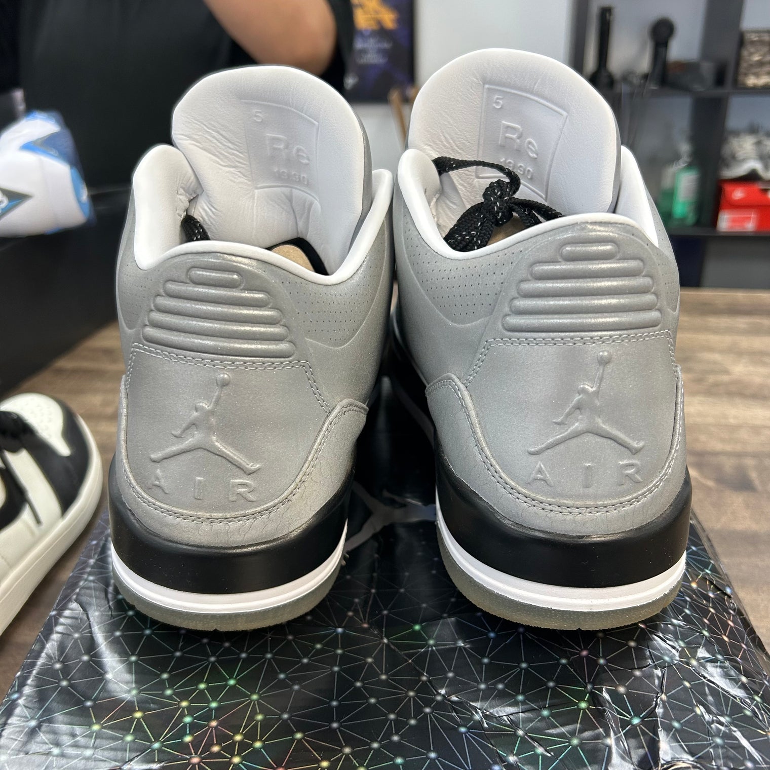 5Lab3 Silver Jordan 3 Retro (USED)