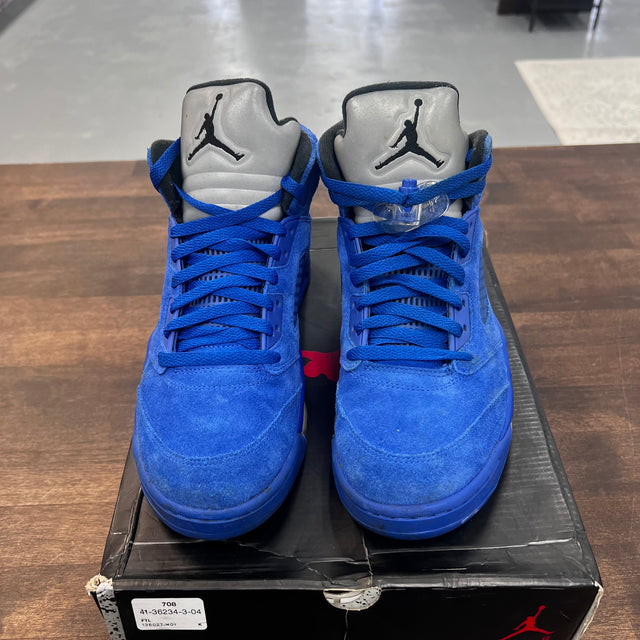 Blue Suede Jordan 5 (USED)