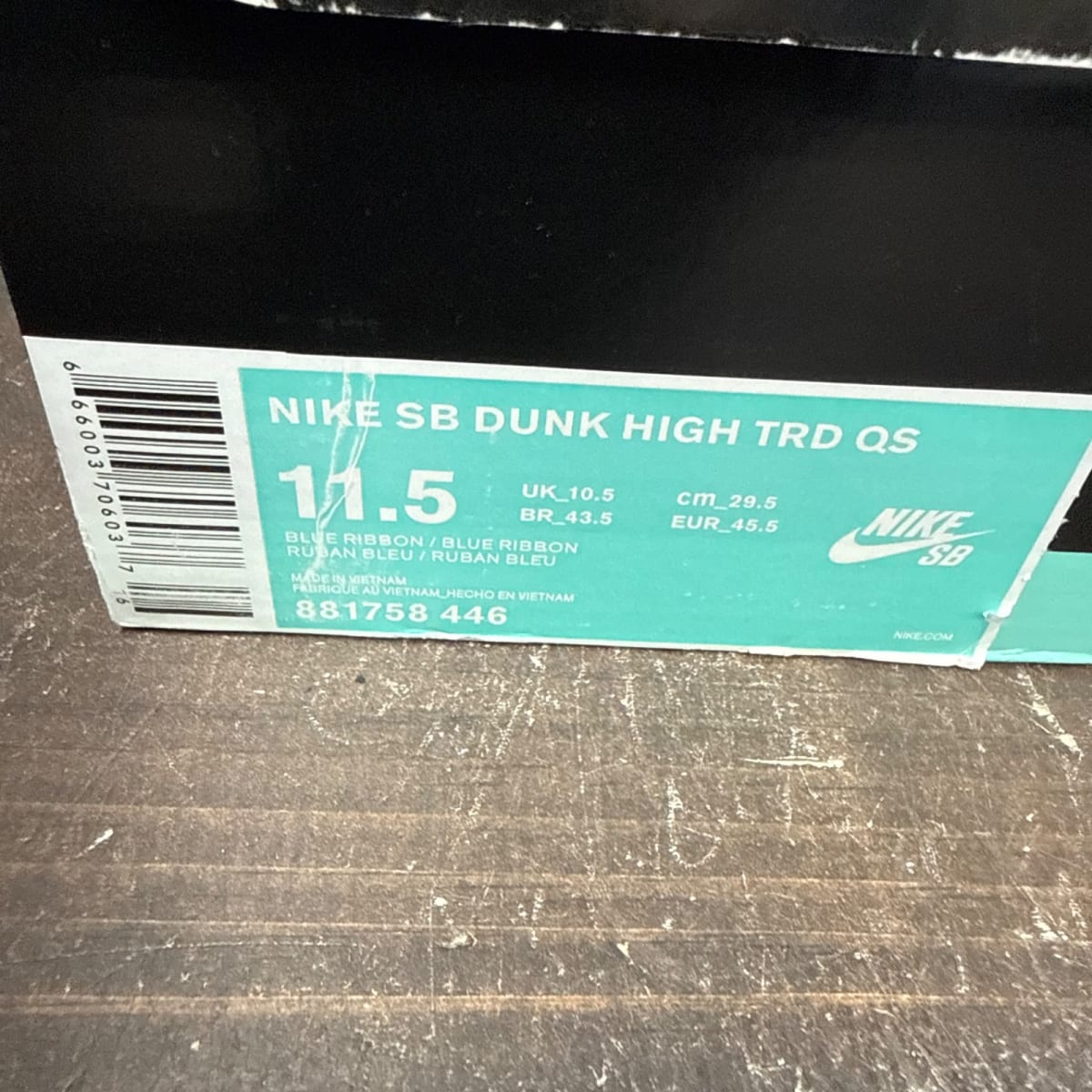 Nike SB Dunk High Concepts Ugly Christmas Sweater (2017) Size 11.5 - aux