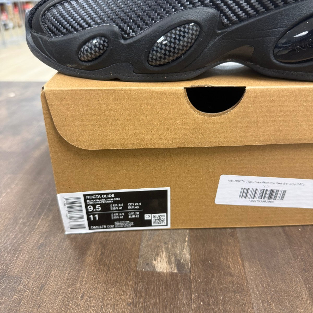 Nike NOCTA Glide Drake Black Iron Grey - Image 6