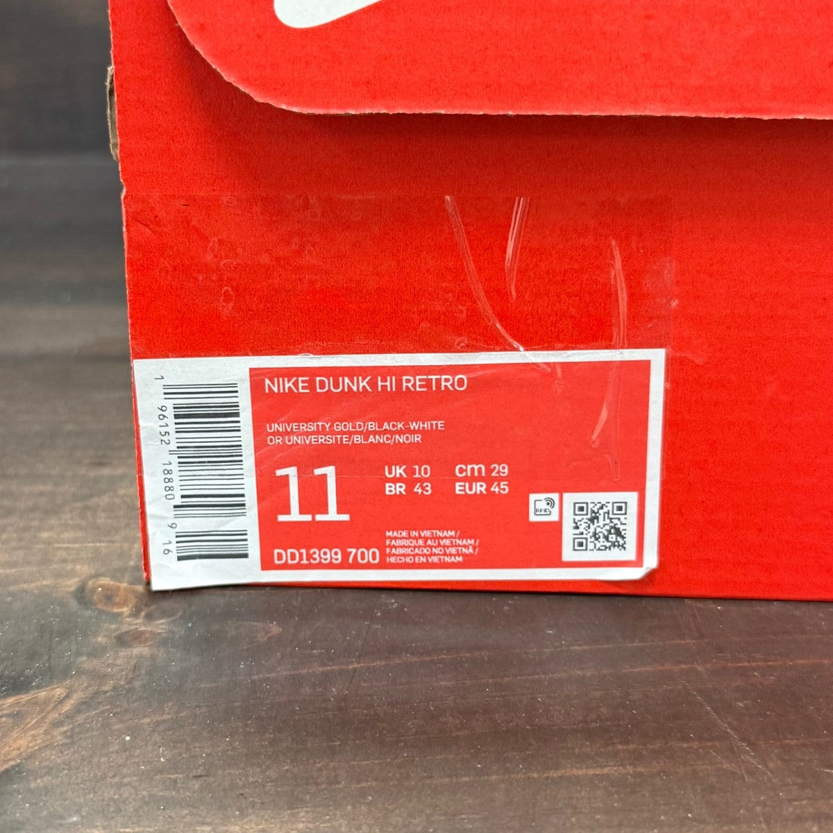 Nike Dunk High Retro Reverse Goldenrod - Image 6