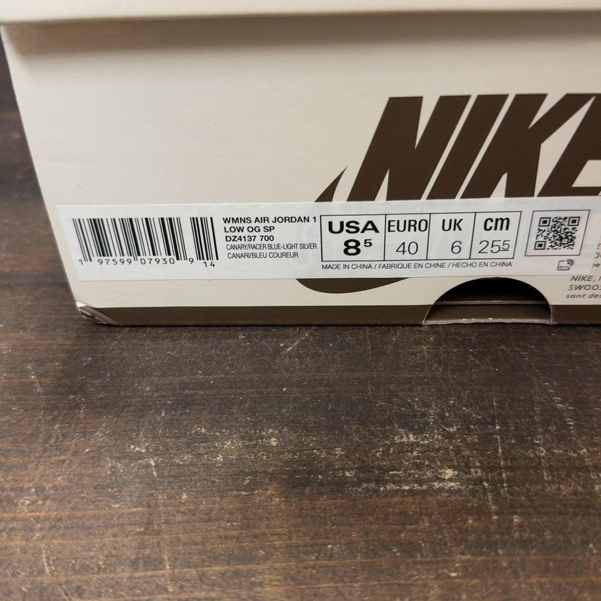 Jordan 1 Retro Low OG SP Travis Scott Canary (Women's) - Image 7