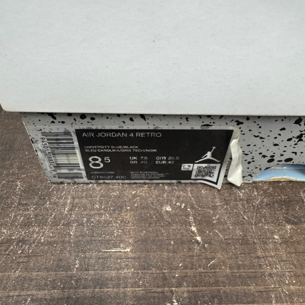 Jordan 4 Retro University Blue - Image 7