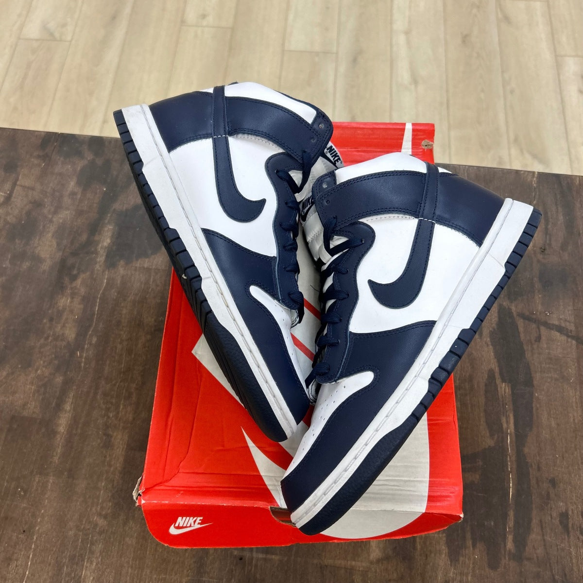 Nike Dunk High Championship Navy - Image 1