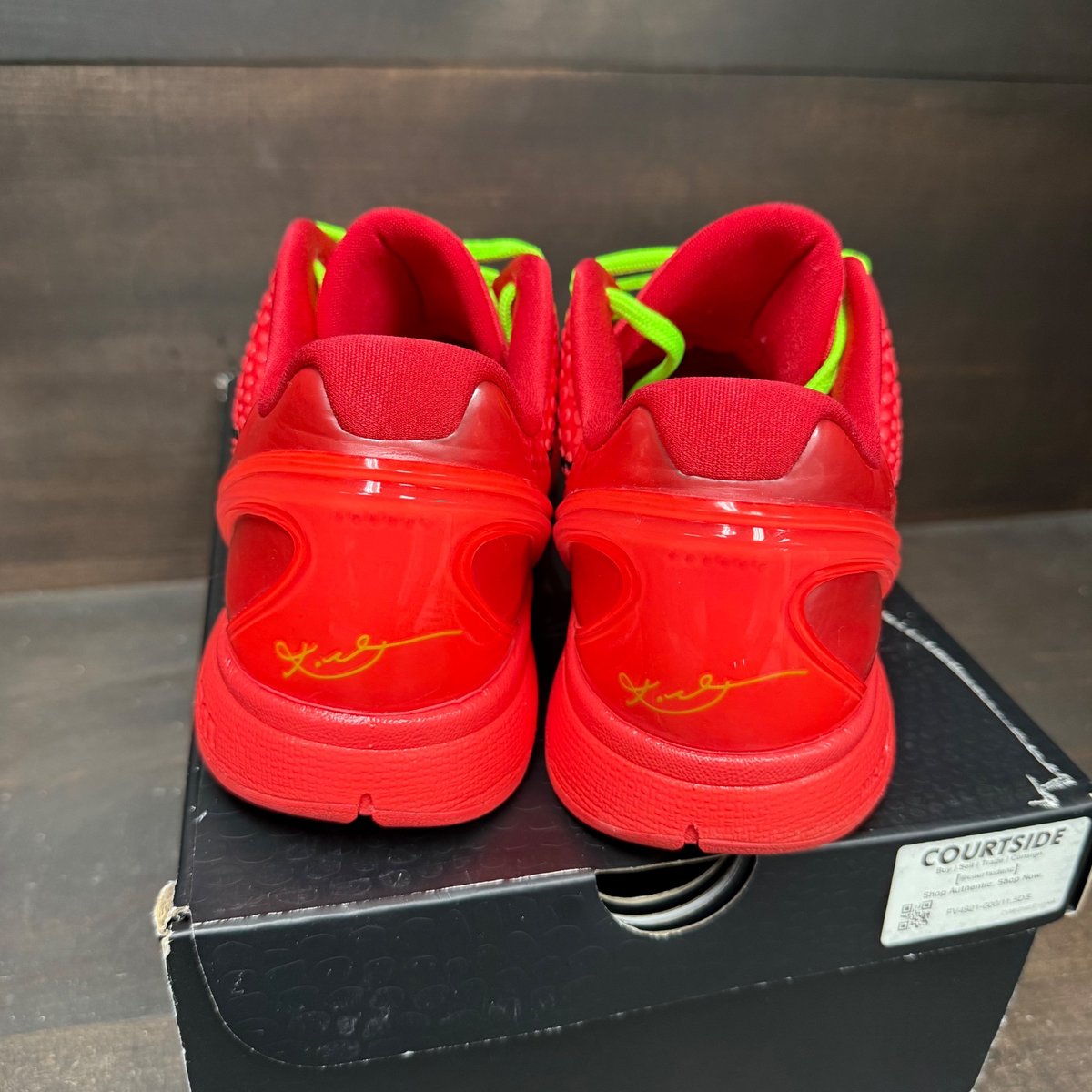 Nike Kobe 6 Protro Reverse Grinch Size 11.5 (Pre-Owned) - sole
