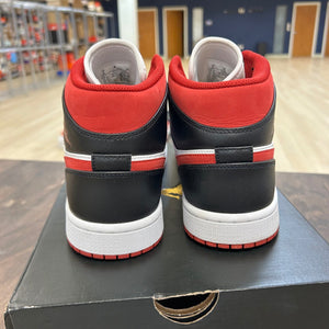 Jordan 1 Mid Gym Red Black White - Image 4