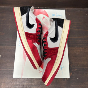 Jordan 1 Retro Low OG Trophy Room Rookie Card Away Size 10 (Pre-Owned) - back