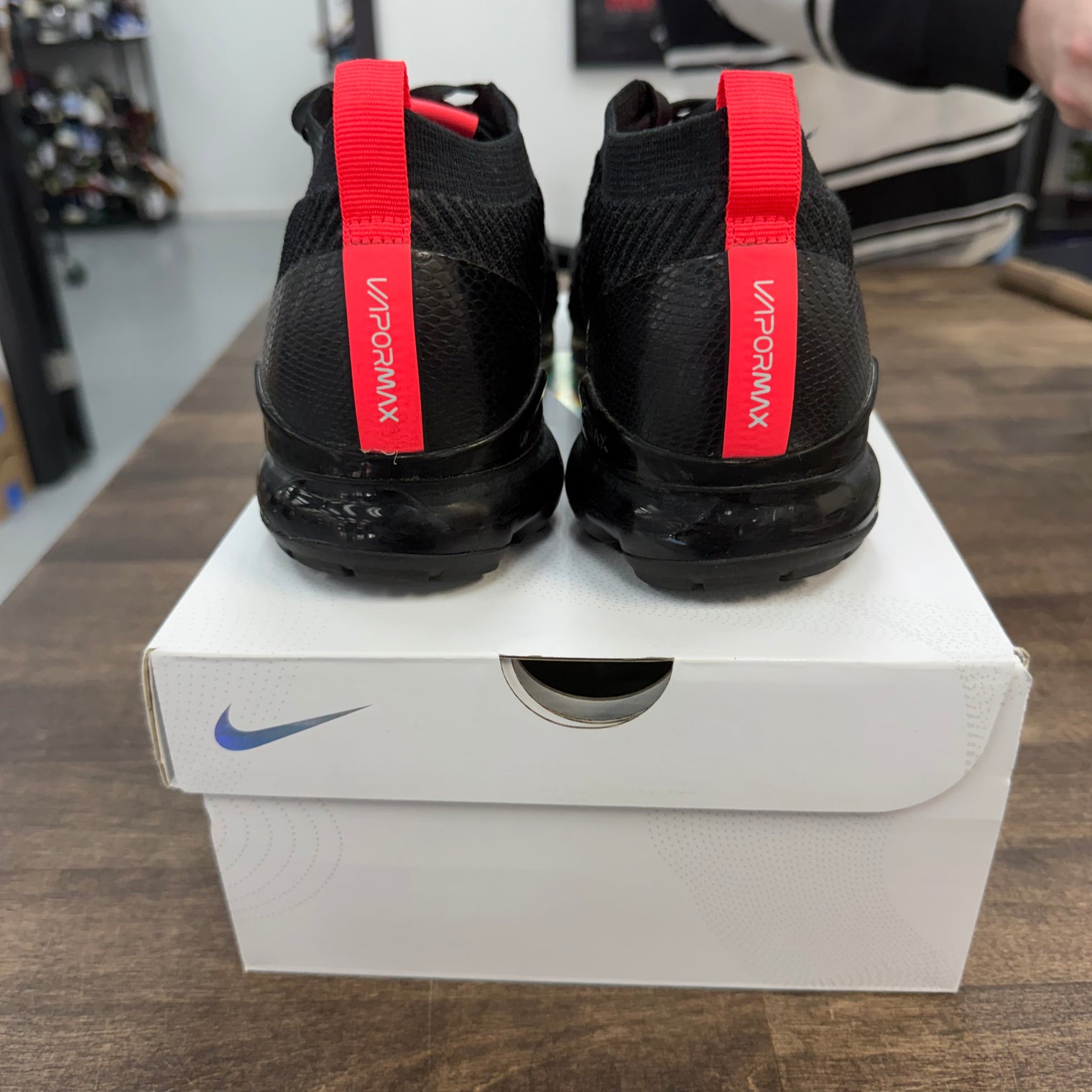 Black Snakeskin Nike Air VaporMax Flyknit 3 (USED)