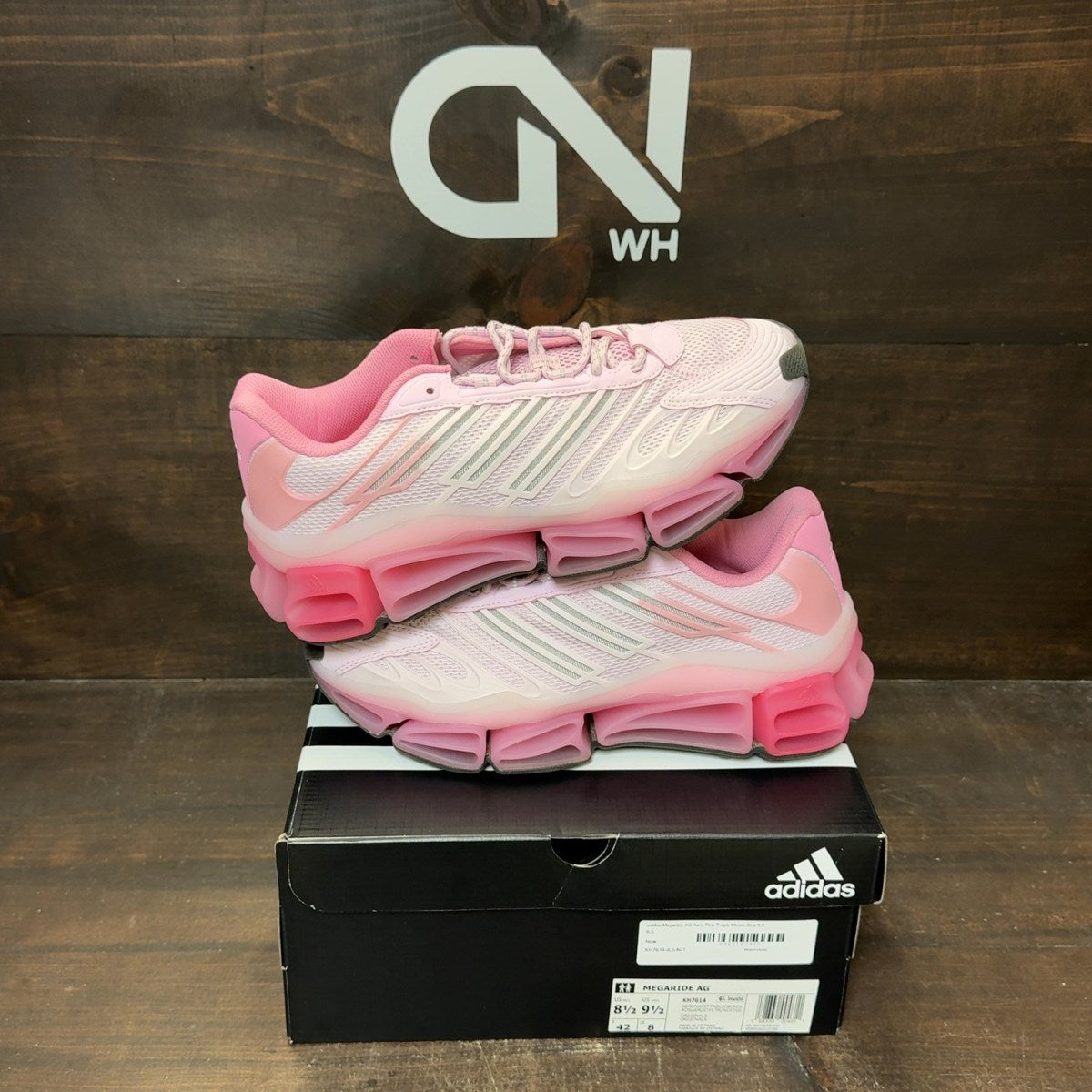 adidas Megaride AG Aero Pink Tropic Bloom Size 8.5 - Image 1