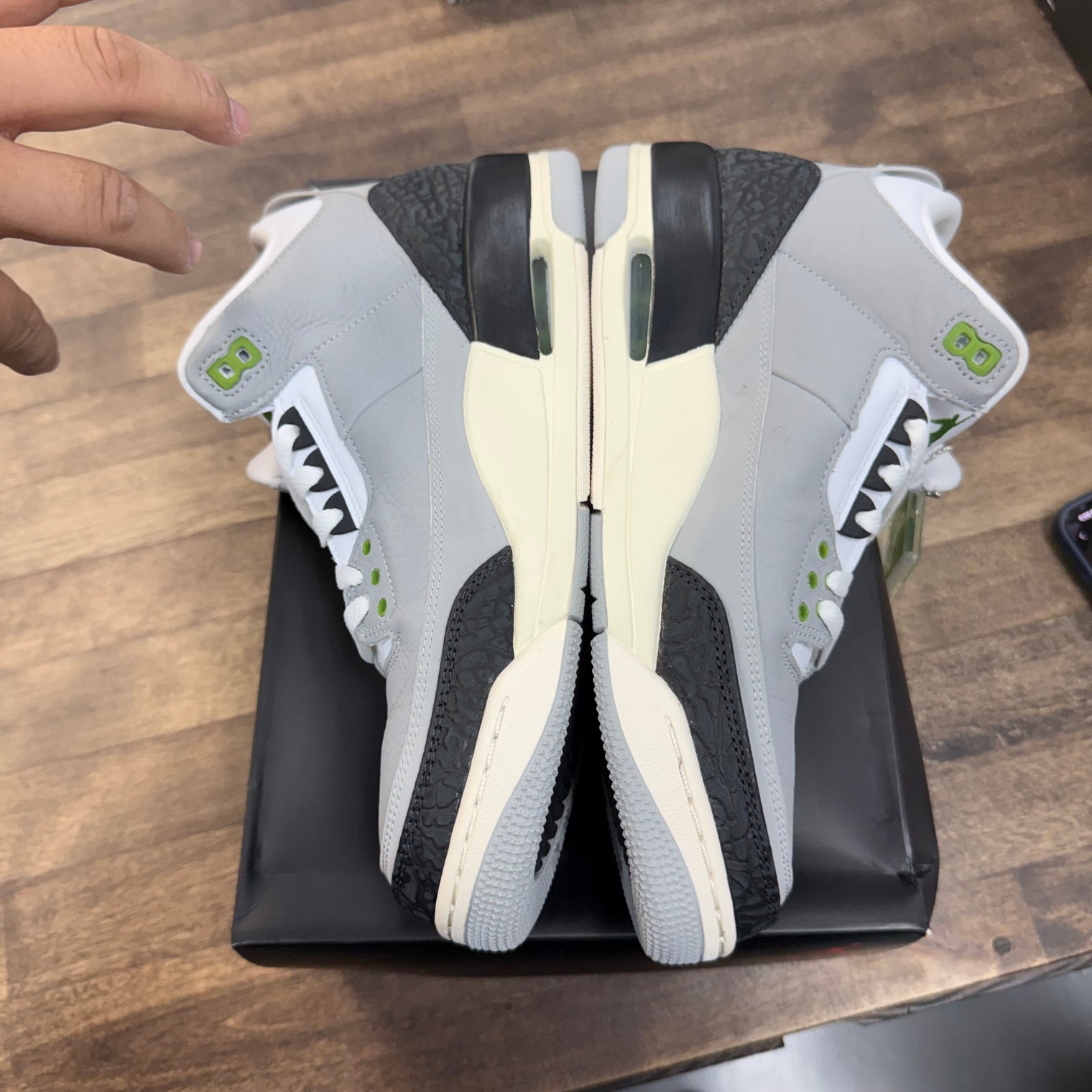 Chlorophyll Jordan 3 Retro (Lightly Worn)