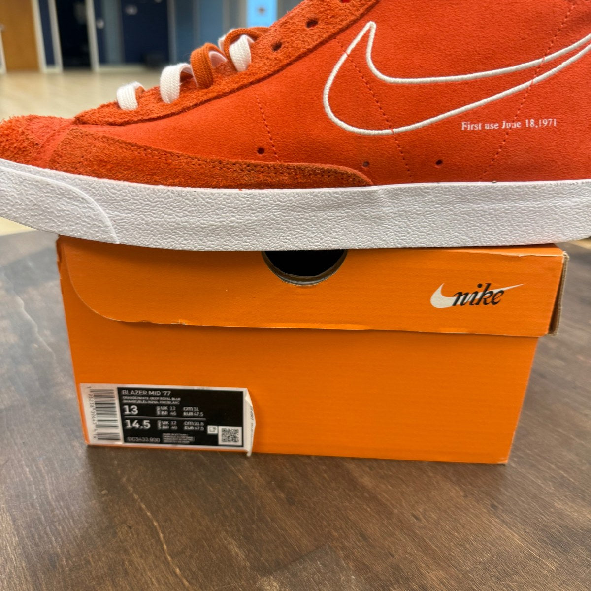 Nike Blazer Mid 77 First Use Orange - Image 4