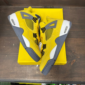 Jordan 4 Retro Lightning (2021) Size 9 (Pre-Owned) - back