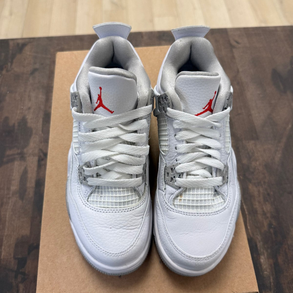 Jordan 4 Retro White Oreo (2021) (GS) Size 4Y (Pre-Owned) - Image 2