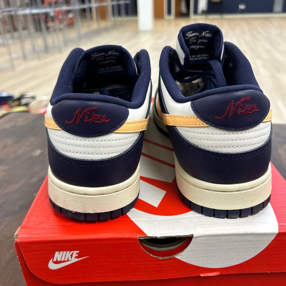 Nike Dunk Low Retro From Nike To You Midnight Navy - Image 4