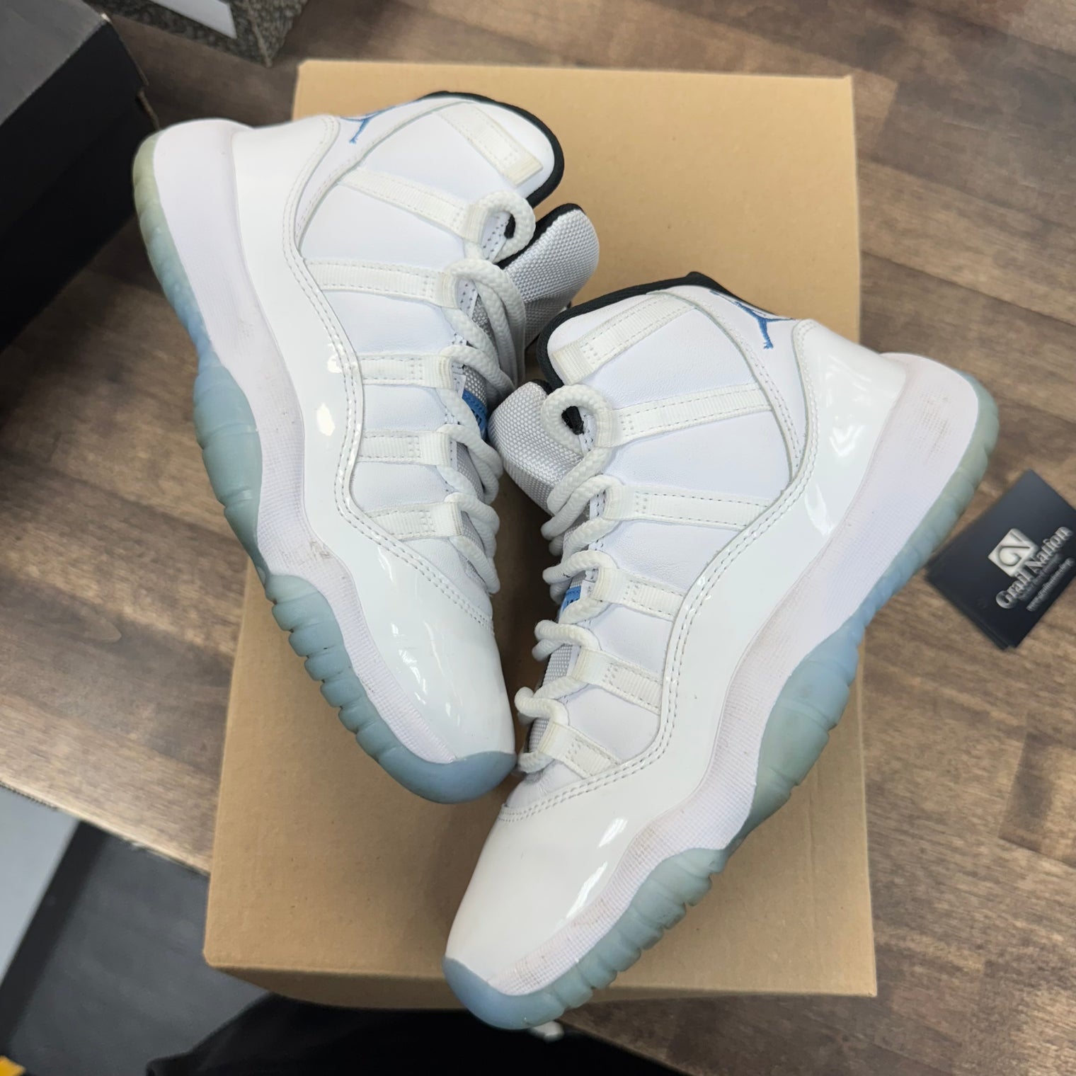 Legend Blue Jordan 11 (GS) (USED, No Box)