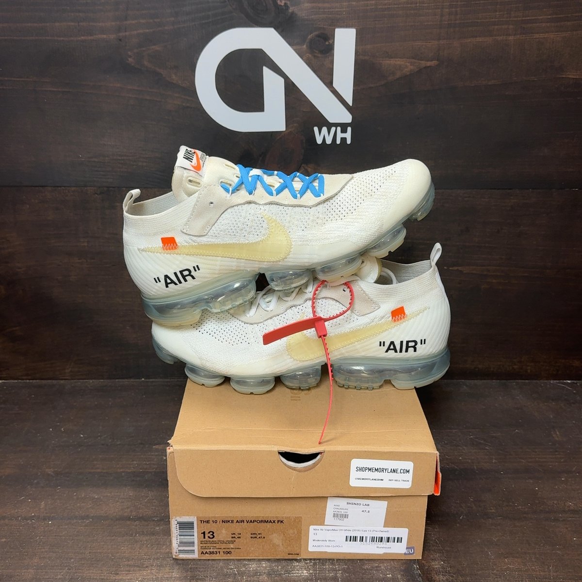 Nike Air VaporMax Off-White (2018) Size 13 (Pre-Owned) - front