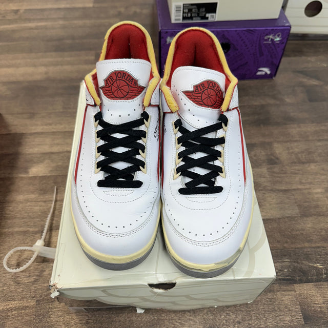 Off-White White Red Jordan 2 Low SP (USED)