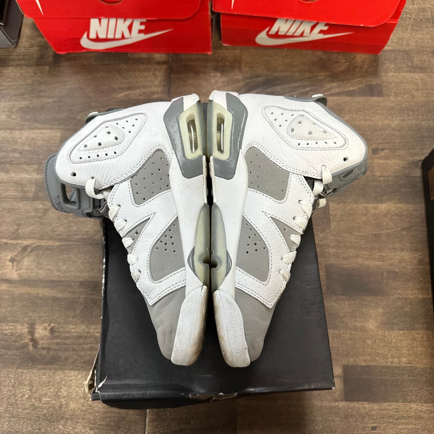 (GS) Cool Grey Jordan 6 Retro (USED)