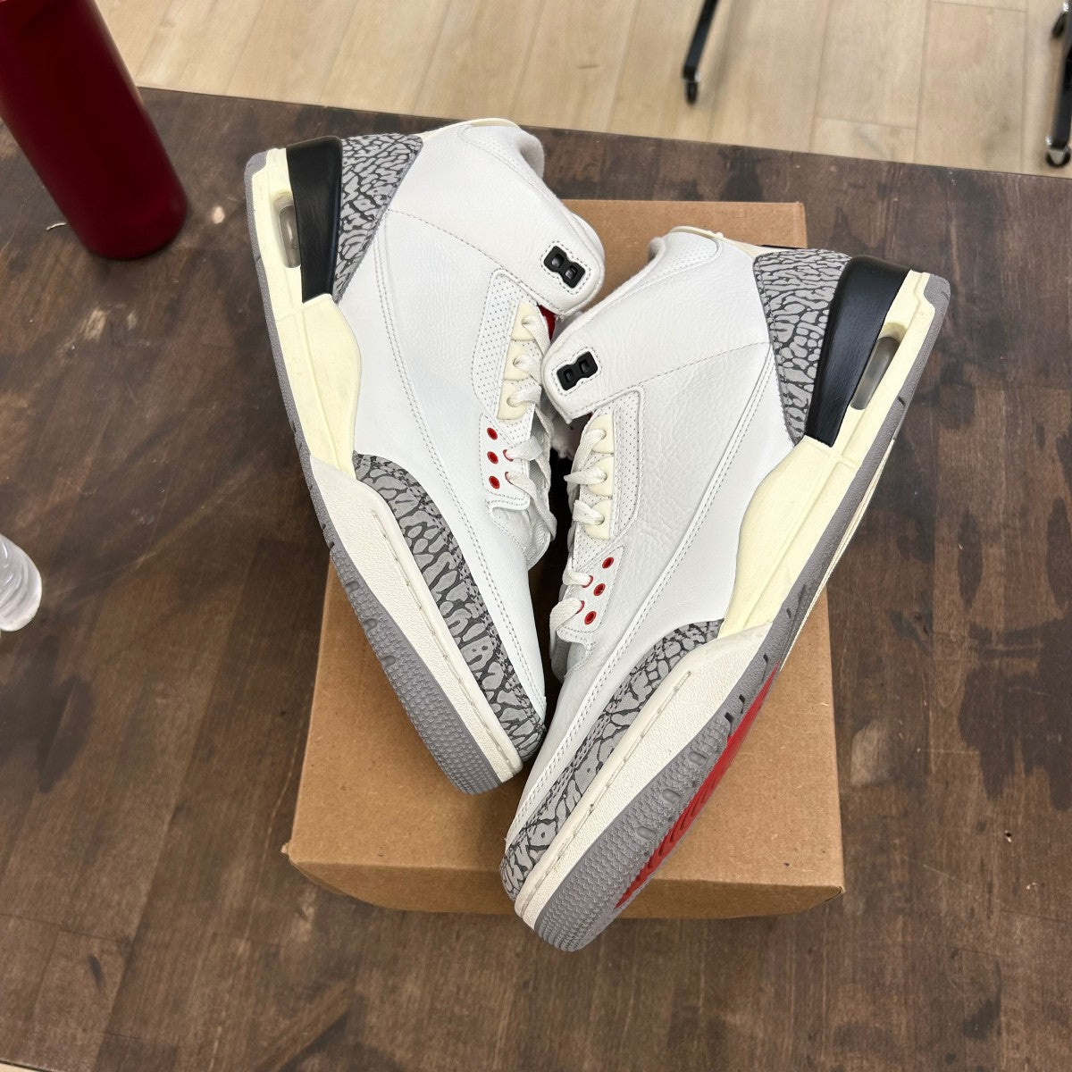 Jordan 3 Retro White Cement Reimagined Size 13 (Pre-Owned) - Image 1