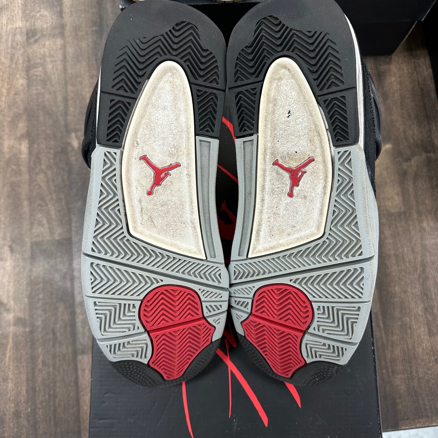 Black Canvas Jordan 4 Retro (B-Grade) (Used)