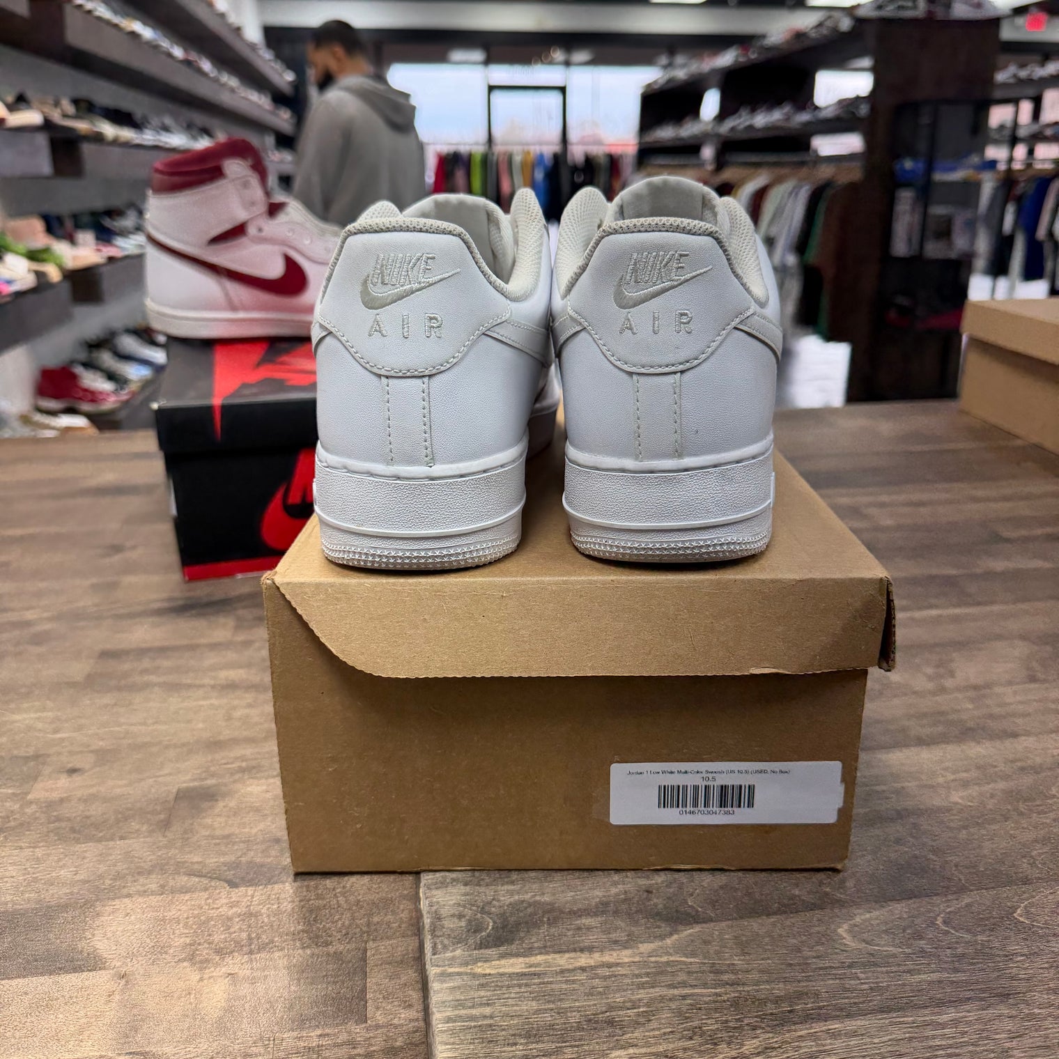 Nike Air Force 1 Low '07 White (US 12) (USED, No Box)