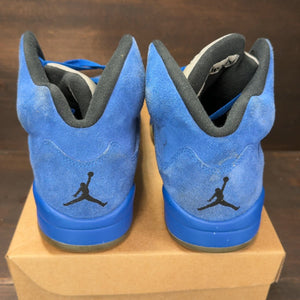Jordan 5 Retro Blue Suede Size 8.5 (Pre-Owned) - aux