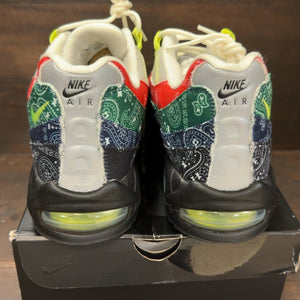Nike Air Max 95 OG Big Bubble Neon Paisley Bandana Size 15 (Pre-Owned) - aux