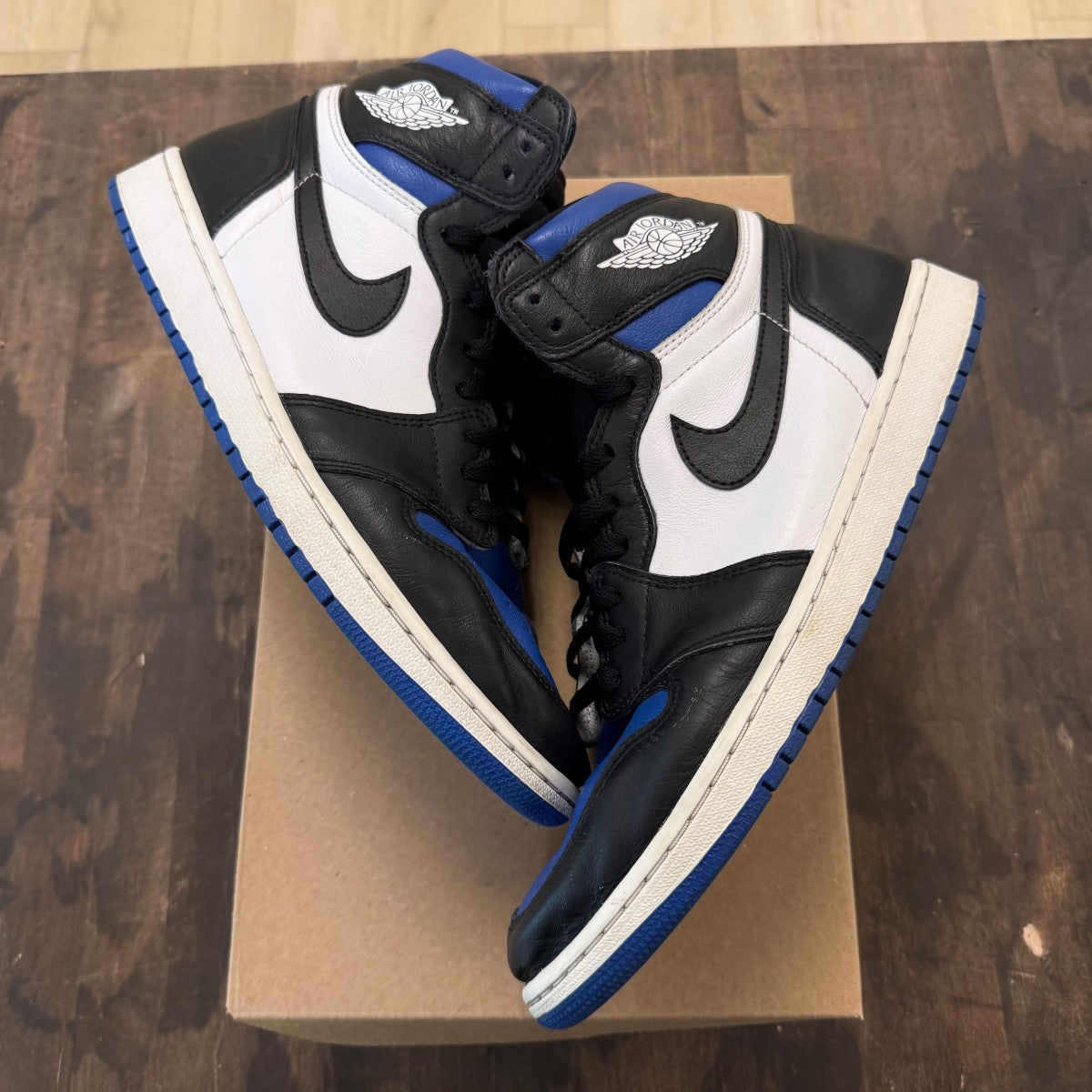 Jordan 1 Retro High Royal Toe Size 11.5 (Pre-Owned) - Image 1