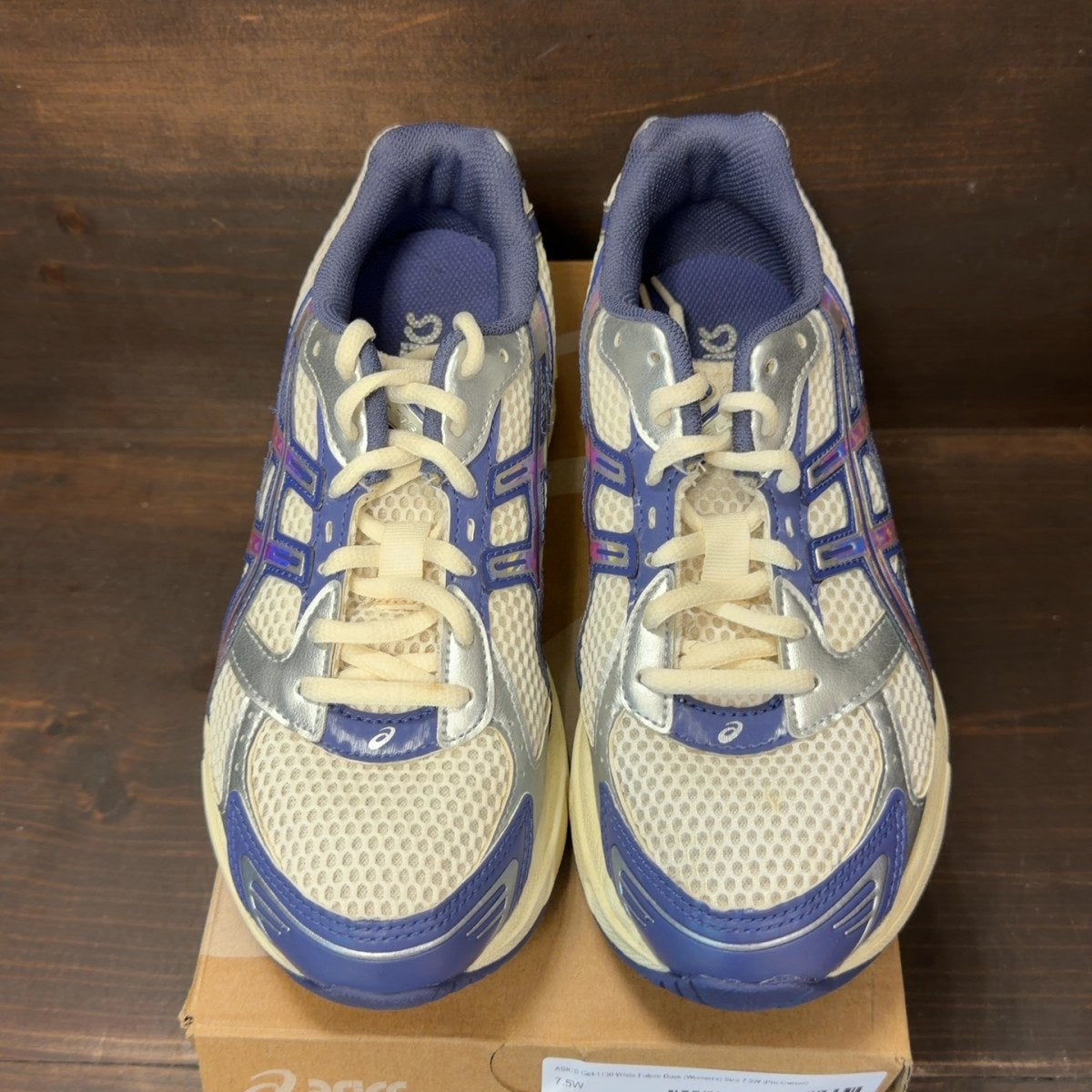 ASICS Gel-1130 White Future Dusk (Women's) Size 7.5W (Pre-Owned) - tag