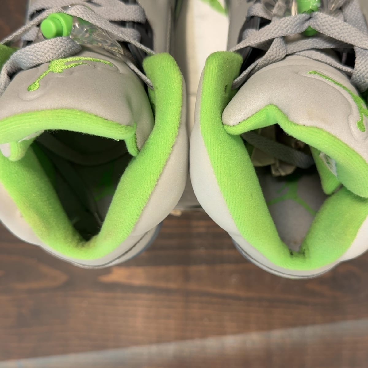 Jordan 5 Retro Green Bean (2022) Size 8.5 (Pre-Owned) - aux