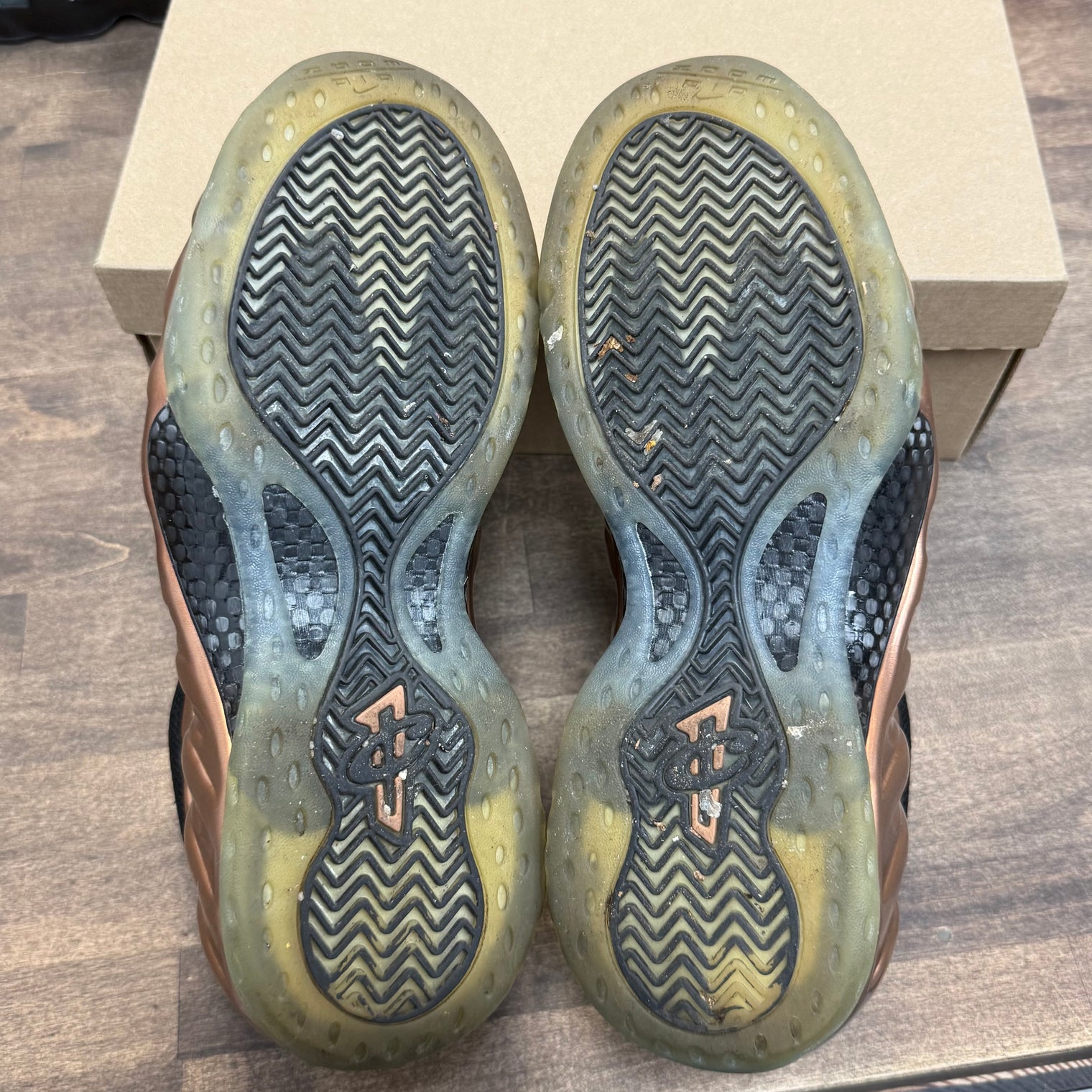 Copper Nike Foamposite (2017) (Used, No Box)