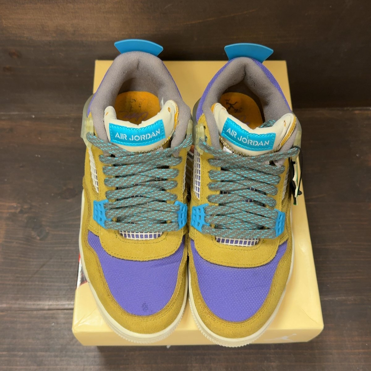 Jordan 4 Retro SP 30th Anniversary Union Desert Moss Size 6 (Pre-Owned) - tag