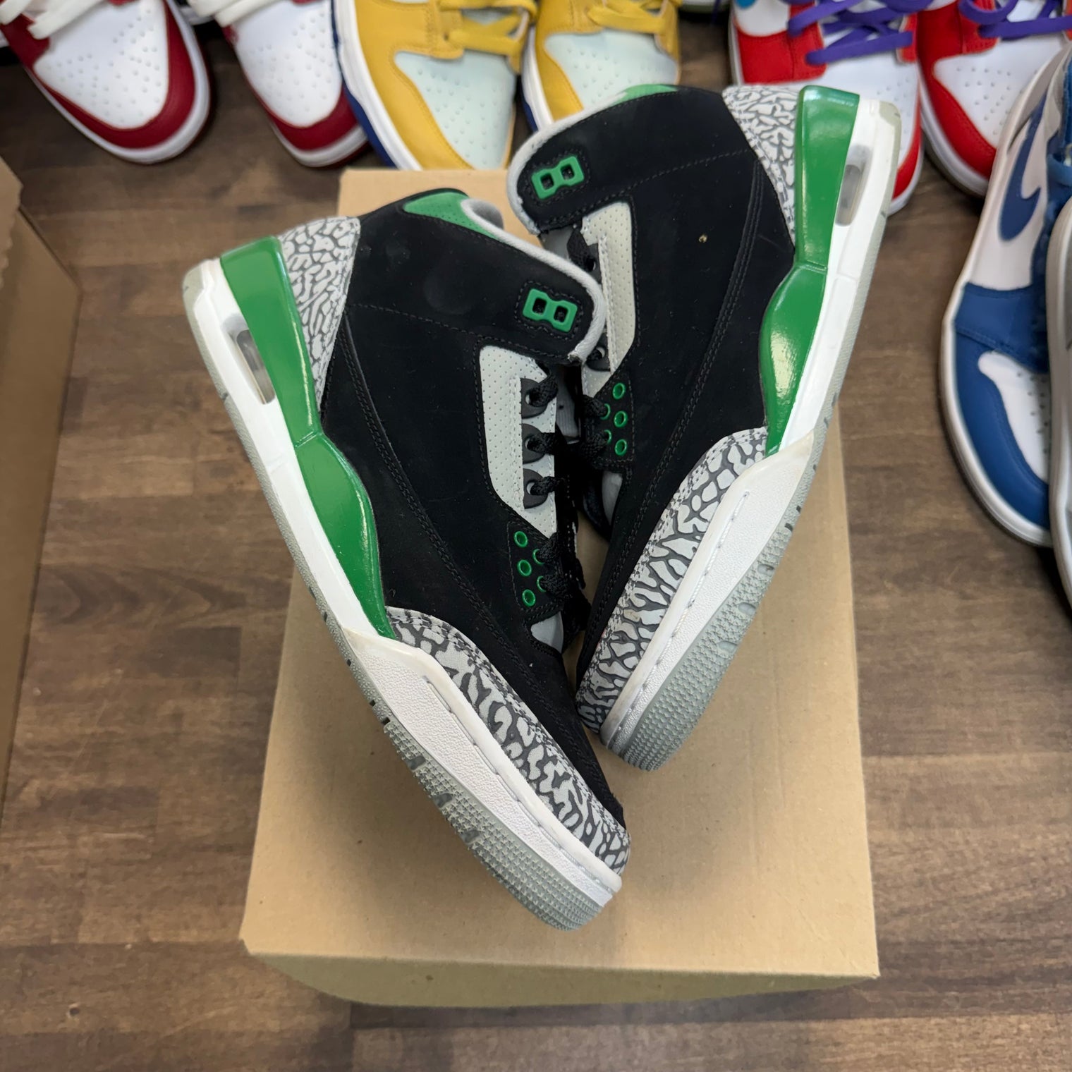Pine Green Jordan 3 Retro (USED, No Box)