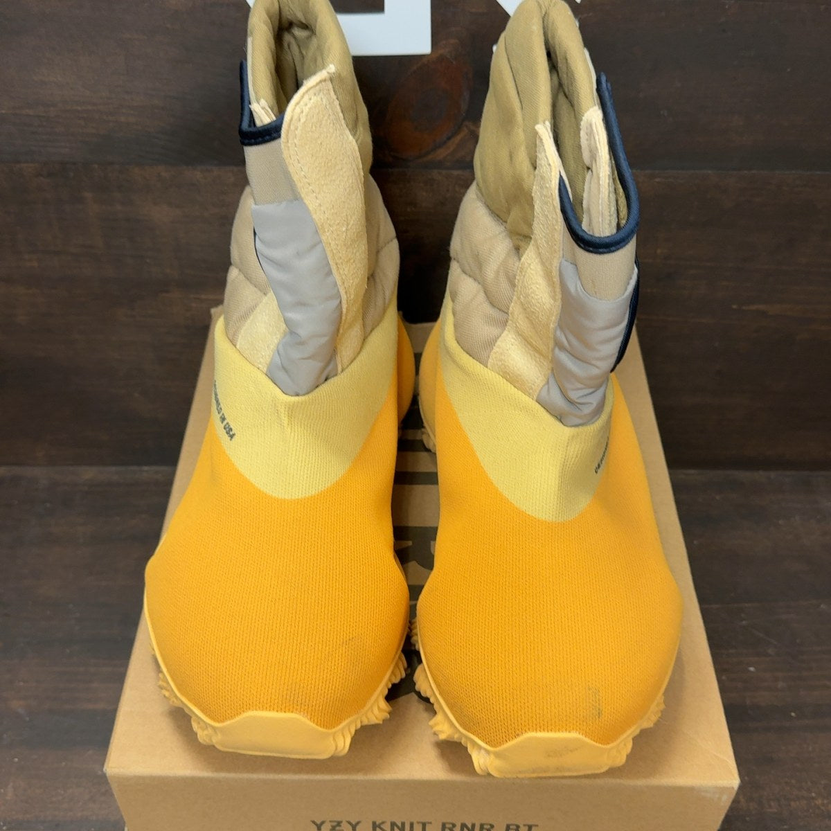 adidas Yeezy Knit RNR Boot Sulfur - Image 3