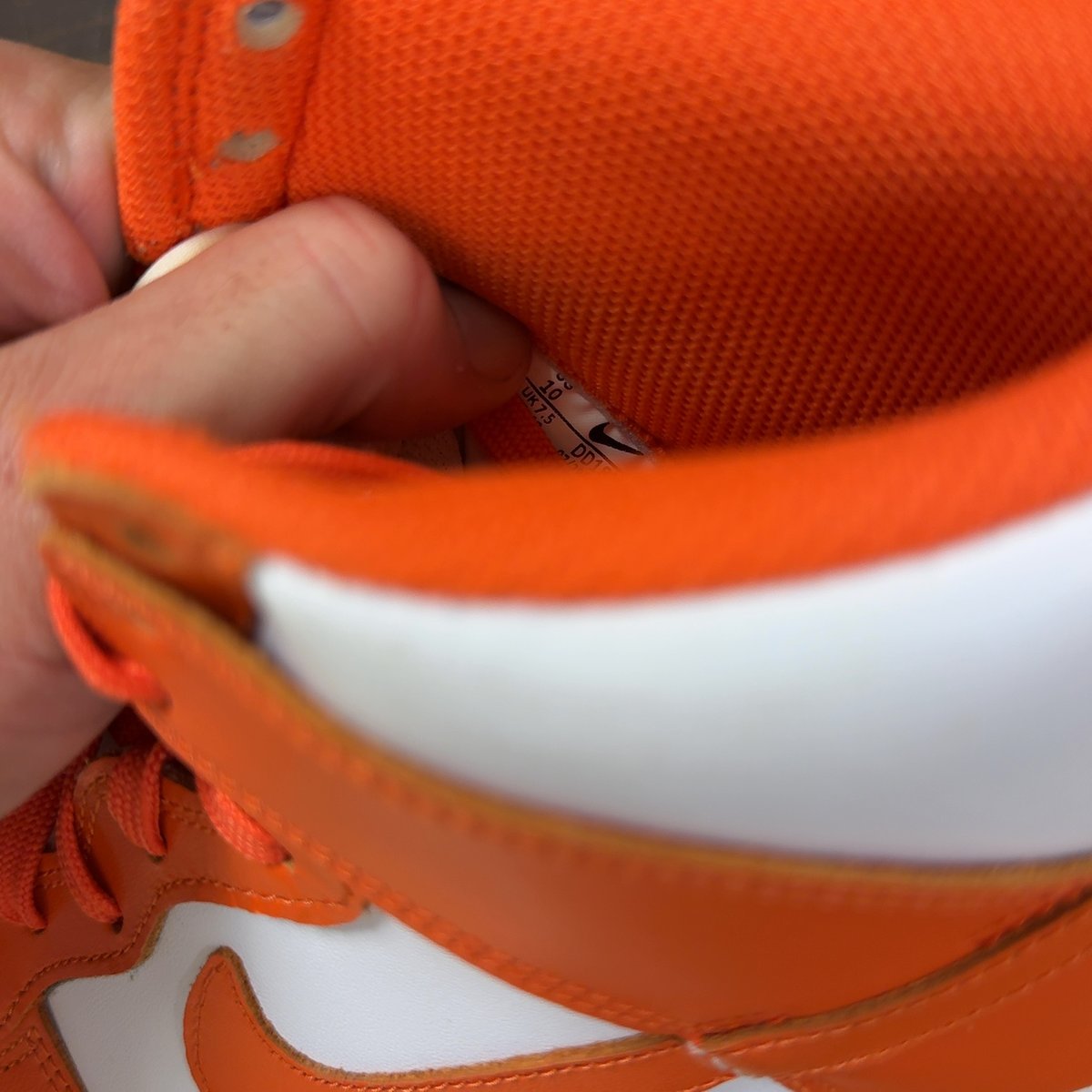Nike Dunk High Syracuse (2021) (Women's) Size 10W (Pre-Owned) - aux